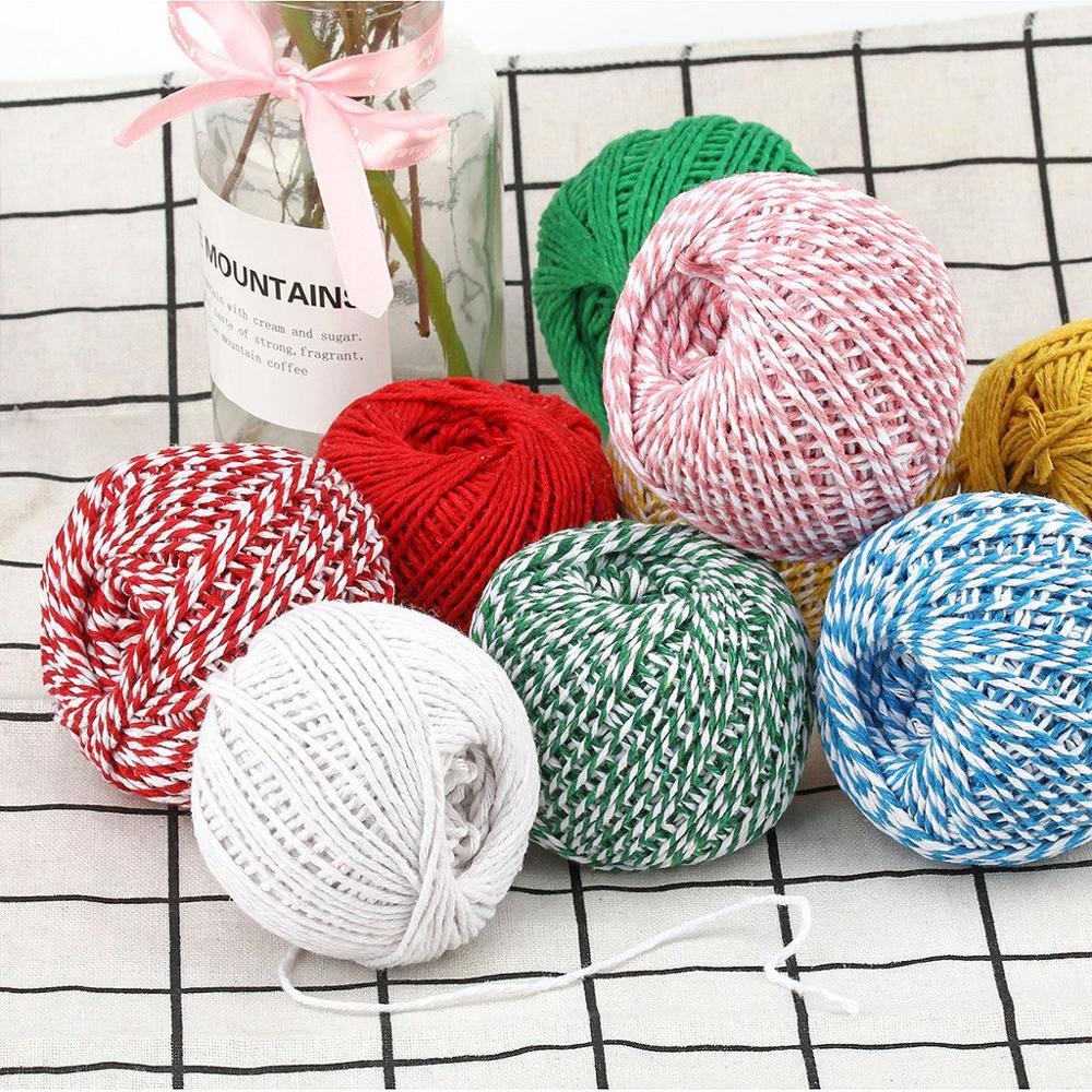 Home Textiles Com - Cuerda de algodón de dos colores