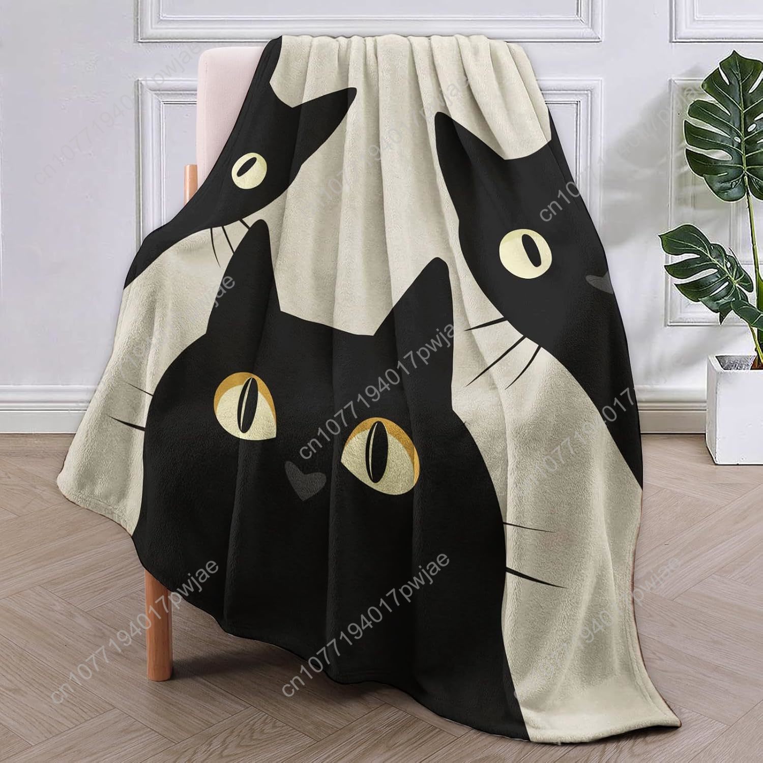 Manta de gato divertida, regal - Home Textiles Usa reseña y precio